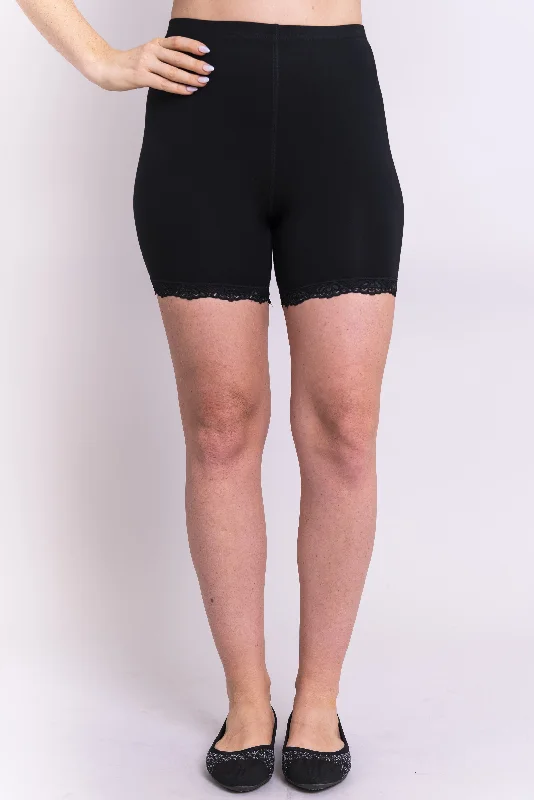 Kitty Undershorts, Black, Bamboo