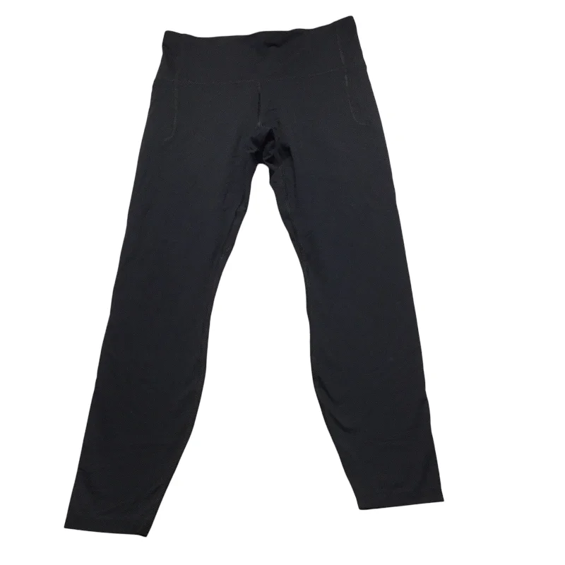 Athletic Leggings By Under Armour In Black, Size: L