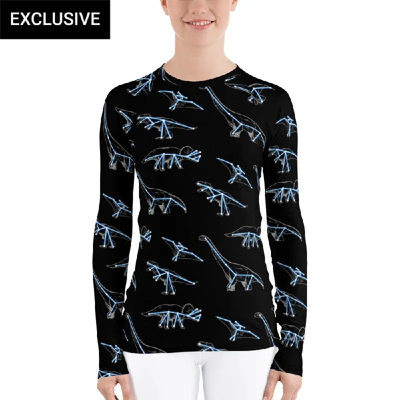 Constellation Dinosaurs Rash Guard Top (POD)