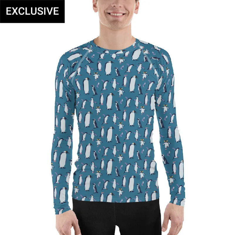 Penguins Unisex Rash Guard (POD)