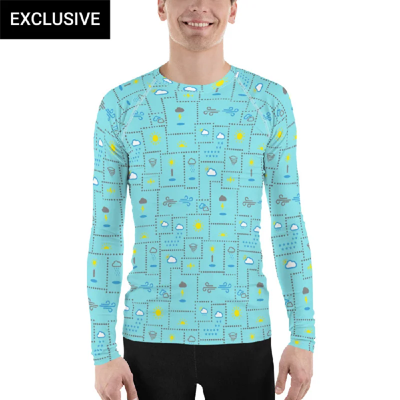 Weather Patterns Unisex Rash Guard (POD)