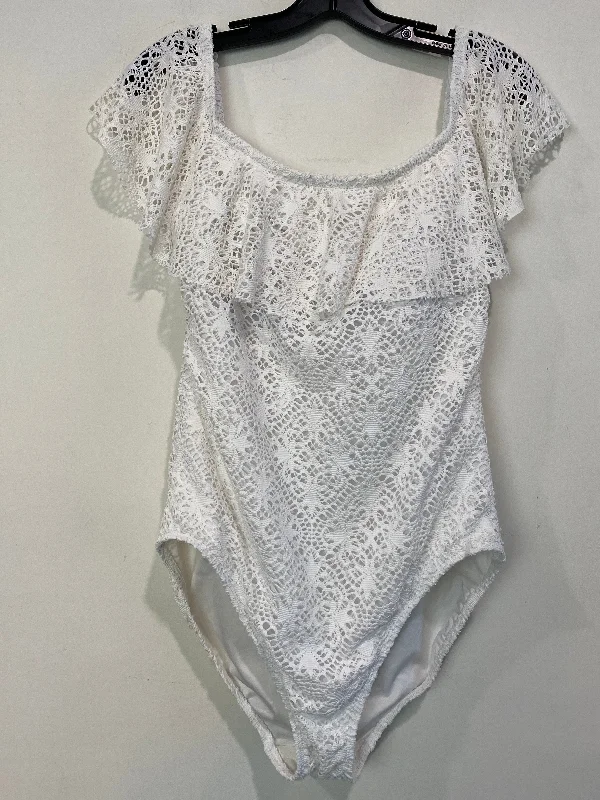 White Swimsuit Ralph Lauren, Size L