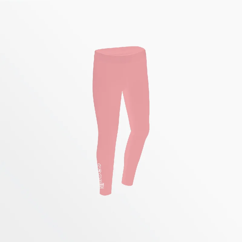 WOMEN'S MID RISE LOGO COTTON LEGGINGS