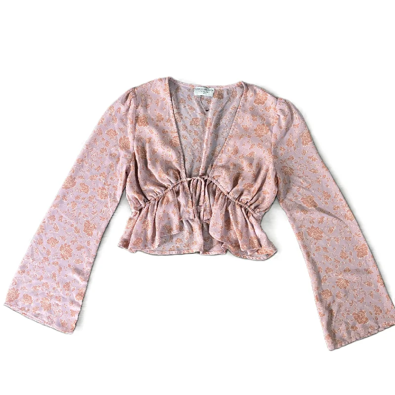 Top Long Sleeve By Dress Forum In Pink, Size: S